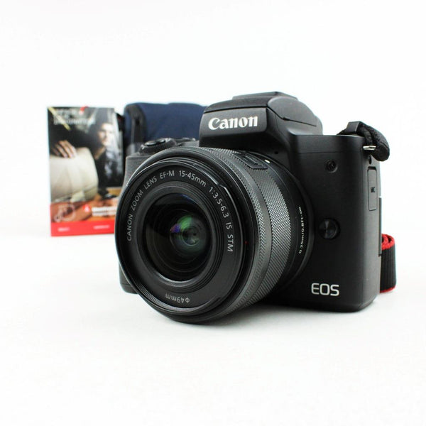 Canon EOS M50 Mark II - Mirrorless Digital Camera & 15-45 IS STM lens - Black