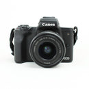 Canon EOS M50 Mark II - Mirrorless Digital Camera & 15-45 IS STM lens - Black
