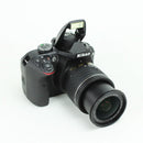 Nikon D3400 DSLR Camera with 18-55 VR AF-P Lens- Black