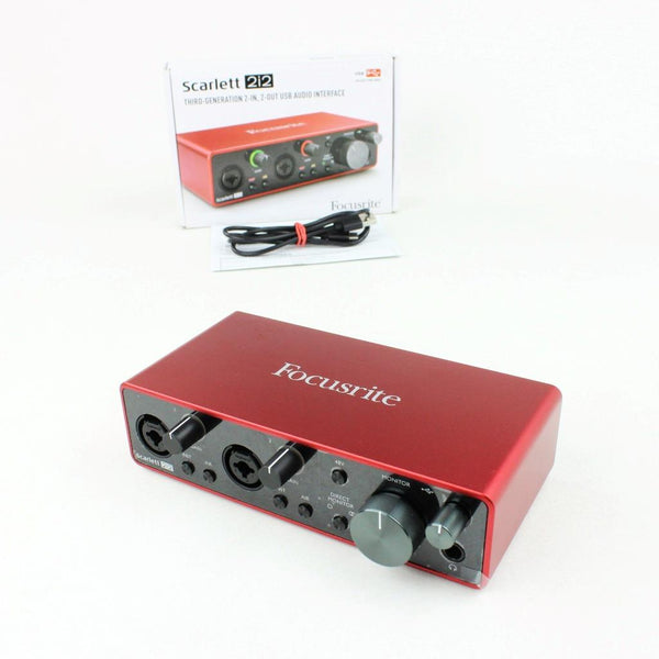 Focusrite Scarlett 2i2 3rd Gen - USB Audio Recording Interface