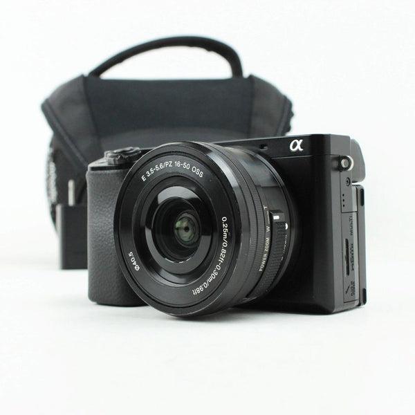 Sony A6100 with 16-50mm Lens Mirrorless Digital Camera - Black