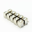 10pcs USB Type B Female Right Angle Port Connector Solder PCB Replacement - USA