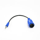 ZAWDIO - Type A MIDI to 3.5mm TRS Breakout Adapter Cable - For Akai Korg Line6