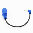 ZAWDIO - Type A MIDI to 3.5mm TRS Right Angle Breakout Cable Adapter - Akai Korg