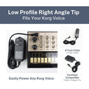 9V DC 6ft 90° - Power Supply Adapter Korg Volca - Bass Beats FM Keys Kick Mix