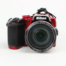 Nikon B500 Point and Shoot Digital Camera - Red