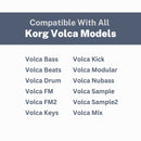 9V DC 6ft 90° - Power Supply Adapter Korg Volca - Bass Beats FM Keys Kick Mix